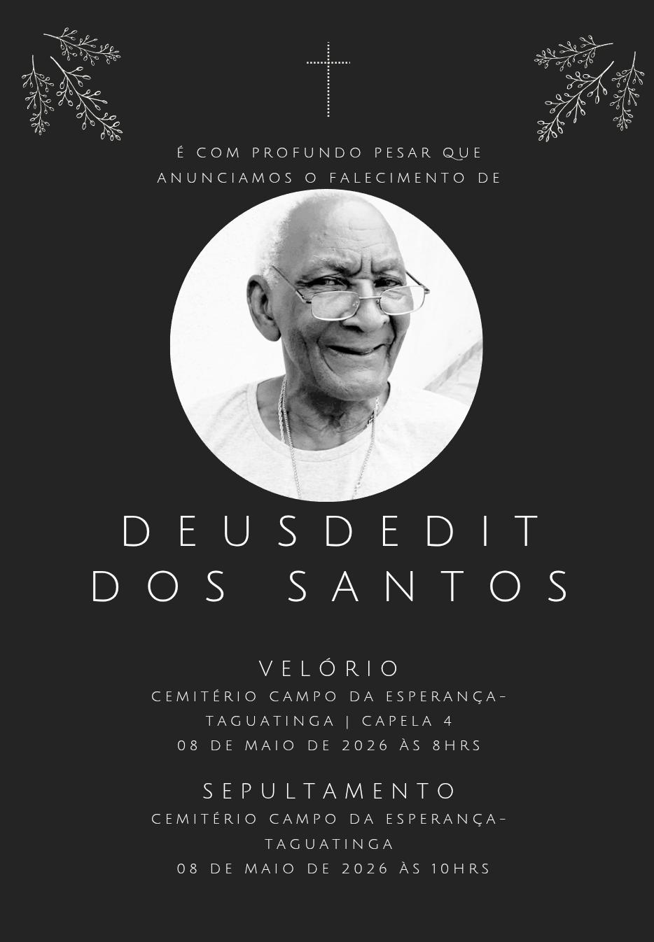Descanse em paz.