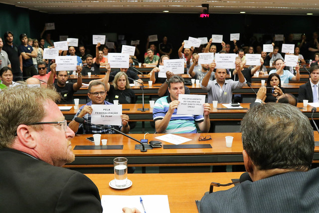 Reunião do Sinpol-DF e entidades com a bancada do DF na Câmara Federal - 25.10.16