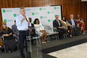 Em janeiro, Rollemberg anunciou (Foto: Paulo Cabral/Sinpol-DF)