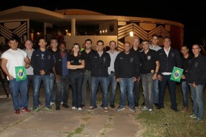 Grupo de papiloscopistas que trabalha com Alan também compareceu 