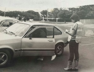 Arlete compartilhou fotos da época em que começou na PCDF