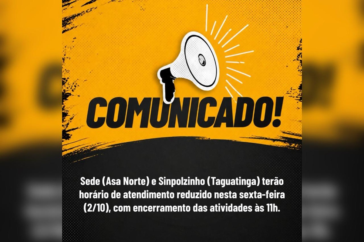 Atendimento será retomando na segunda (5), em horário habitual
