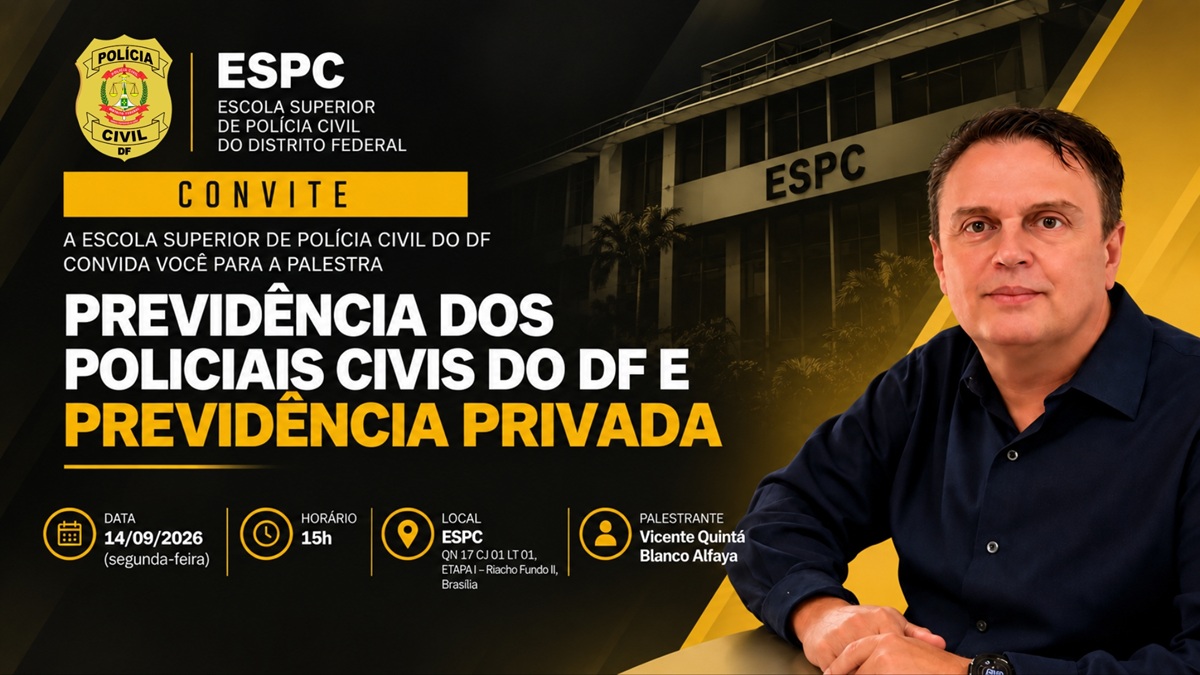 Palestra será ministrada por Vicente Quintá