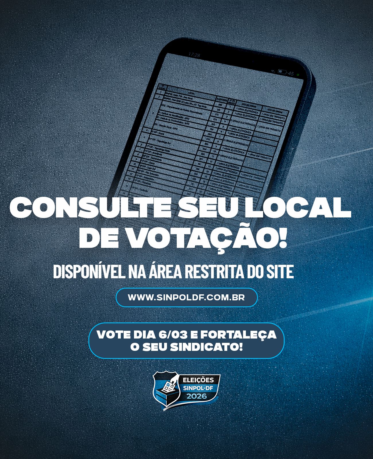 Ampliação foi feita para facilitar o acesso dos filiados no dia do pleito e garantir quórum.