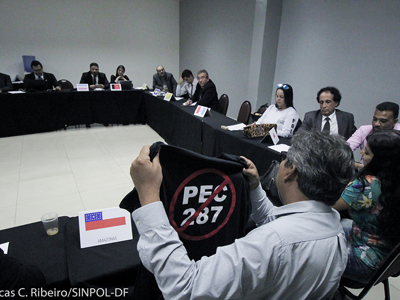 PEC 287/16: Sinpol-DF convoca para visita aos gabinetes da Câmara Federal