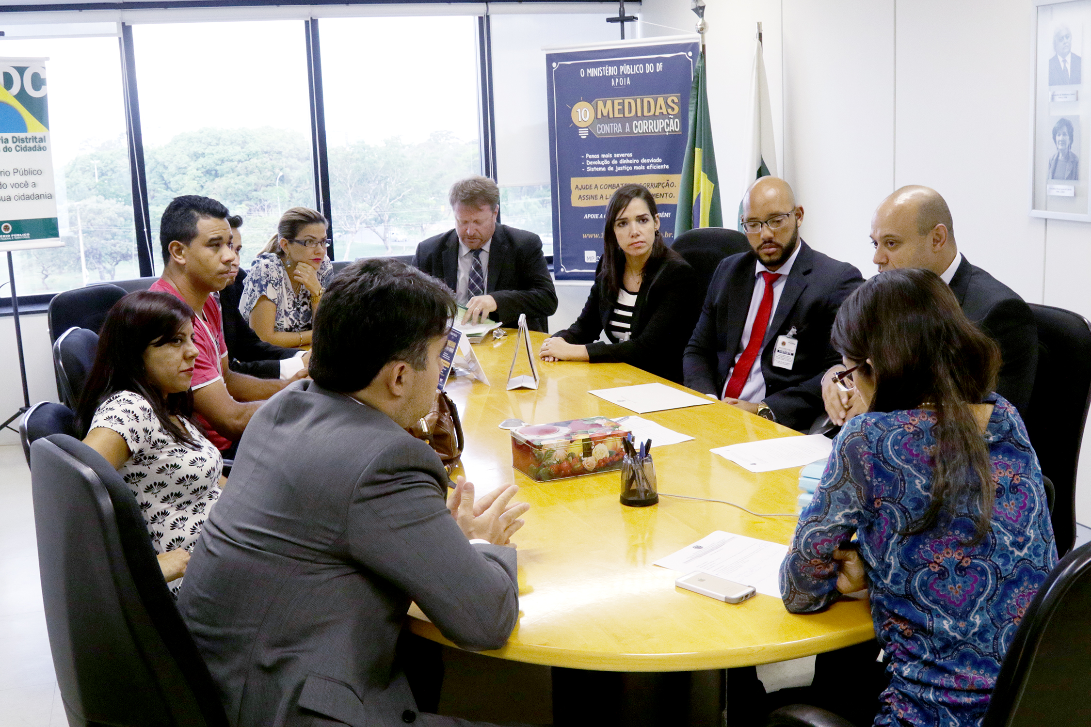 Reunião no MPDFT discute crise do efetivo da PCDF