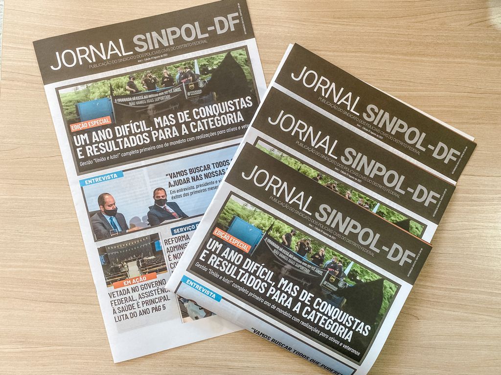 Novo Jornal Sinpol-DF já está em distribuição; leia online