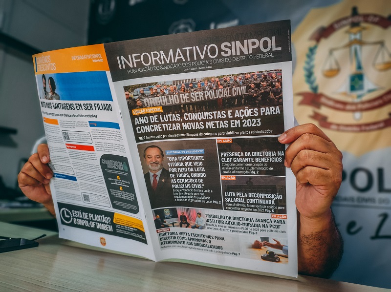 Nova edição do “Informativo Sinpol” já está em distribuição; leia on-line