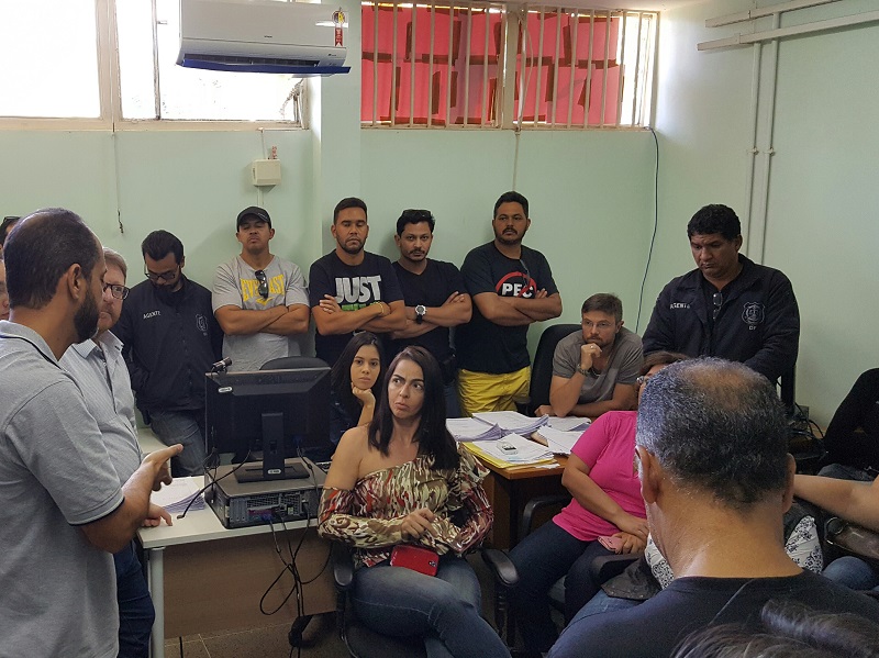 Diretoria visita 13ª DP, em Sobradinho