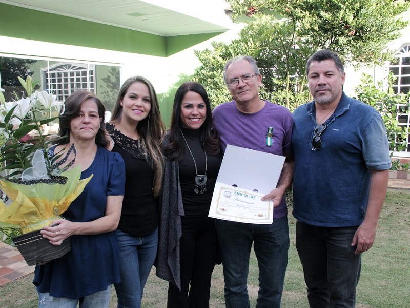 “Sinpol em Casa” visita o escrivão aposentado Ailton Ferreira