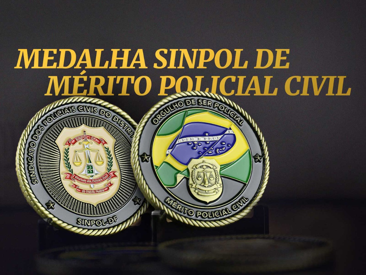 Diretoria convida para entrega da Medalha Sinpol de Mérito Policial Civil 2022