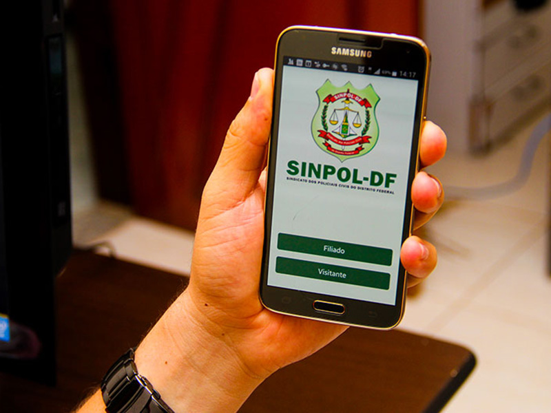 Aplicativo do Sinpol-DF para smartphones será suspenso