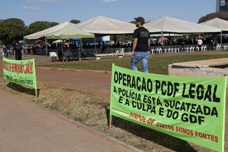 SindiSaúde-DF manifesta apoio aos policiais civis do DF