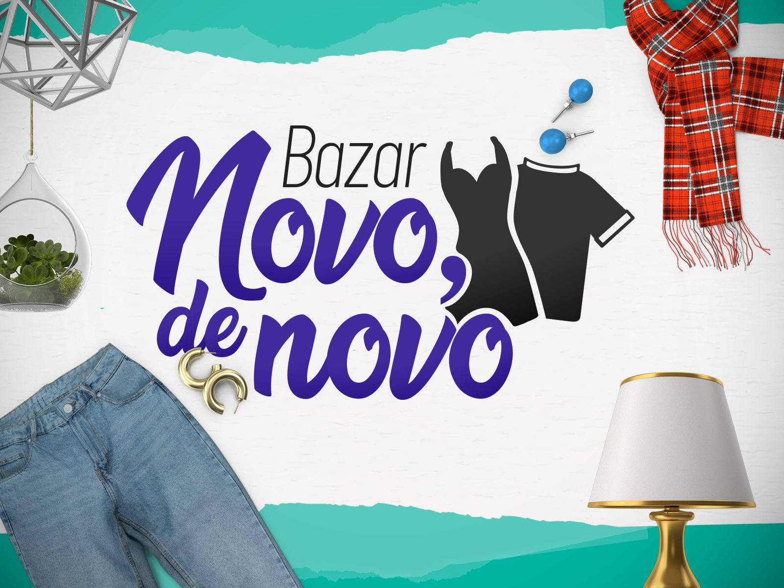 Próxima edição do bazar “Novo, de novo” ocorrerá amanhã, 22