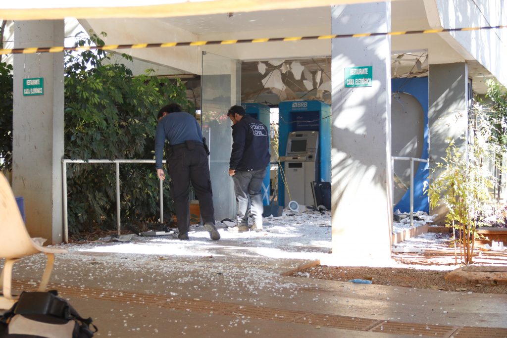 Explosão de caixa eletrônico a poucos quilômetros do Jaburu e da Alvorada expõem segurança