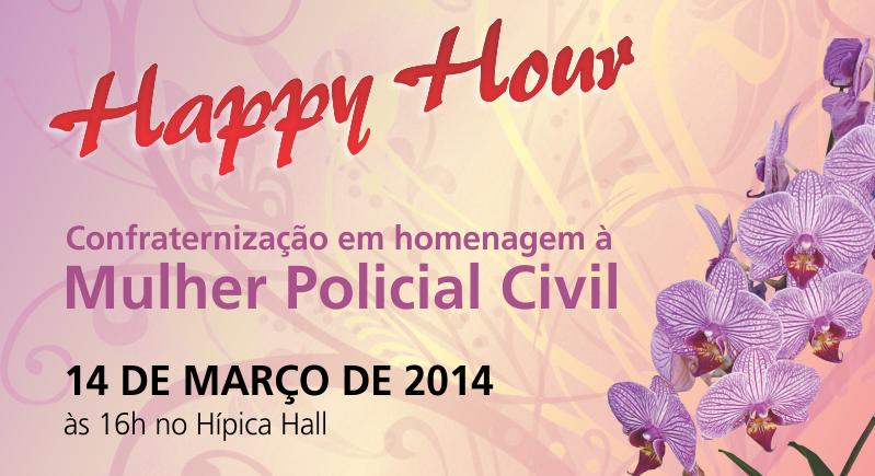 Happy Hour em homenagem à mulher policial