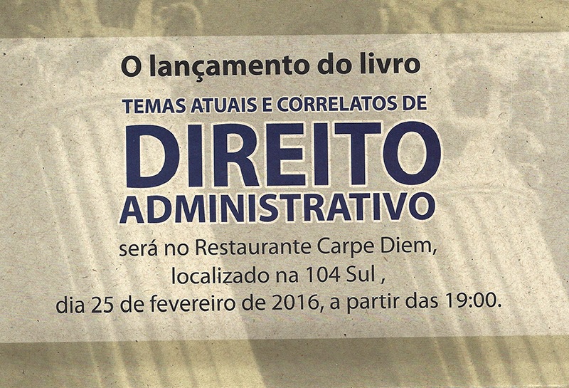 Escrivão da PCDF lança livro dia 25 deste mês