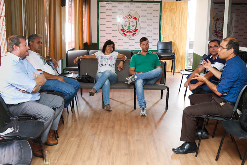 Diretoria recebe presidente da Ordem dos Policiais do Brasil