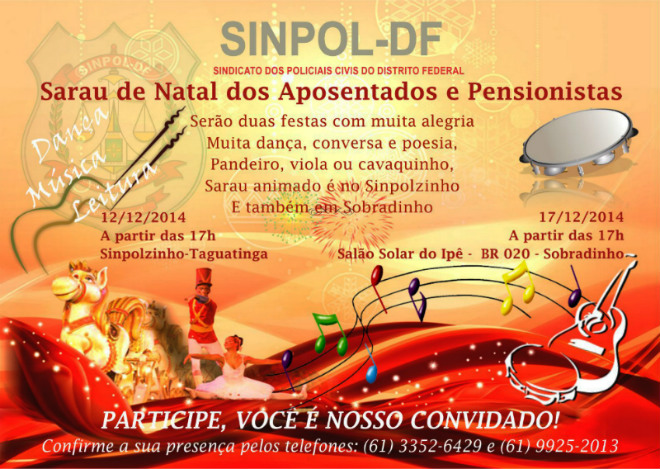  Sarau de Natal dos Aposentados e Pensionistas