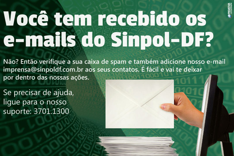 Sindicato faz ação para melhorar comunicação por e-mail