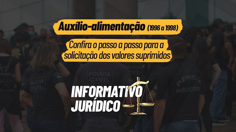 Confira o processo para a solicitação dos valores suprimidos do auxílio-alimentação (1996 a 1998)