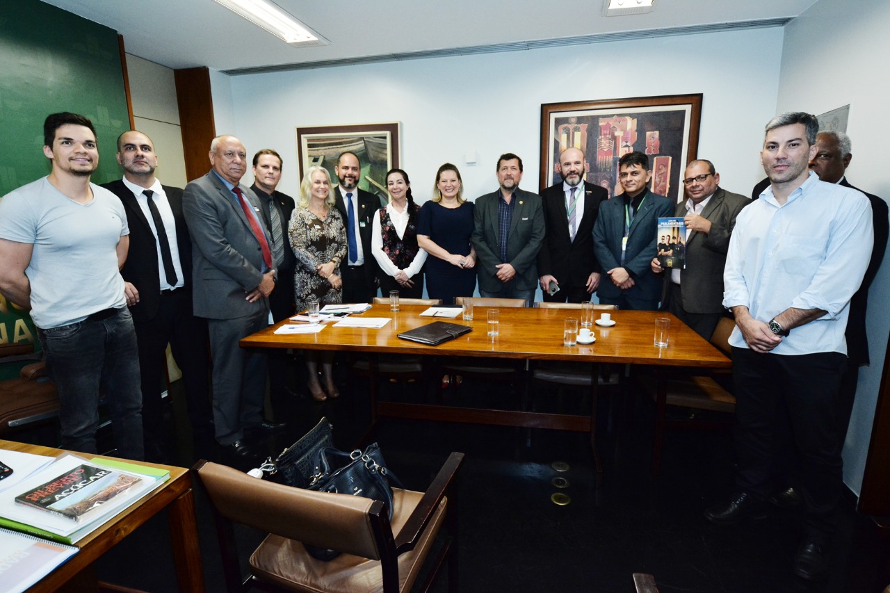 Sinpol-DF e UPB participam de reunião com líder do governo