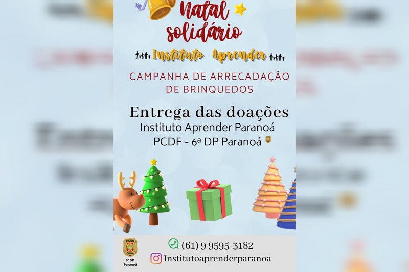 6ª DP promove campanha Natal Solidário para beneficiar mais de 300 crianças