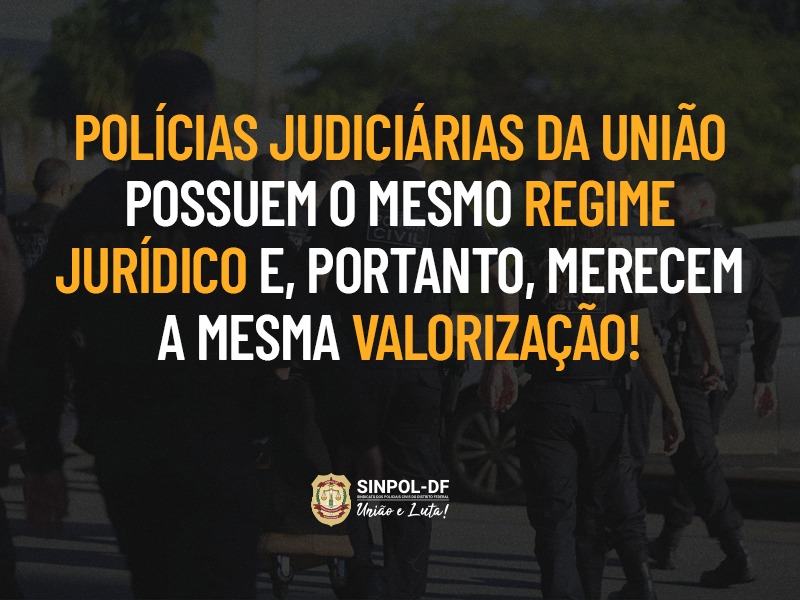 A luta pela isonomia é para e pelos policiais civis, e nada mais