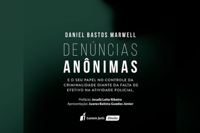 Policial civil lança “Denúncias Anônimas”, livro sobre controle da criminalidade