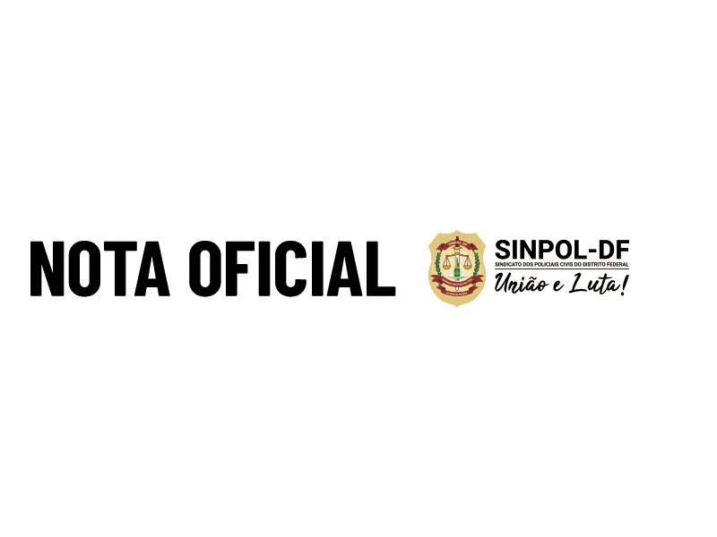 Nota Oficial Sinpol-DF