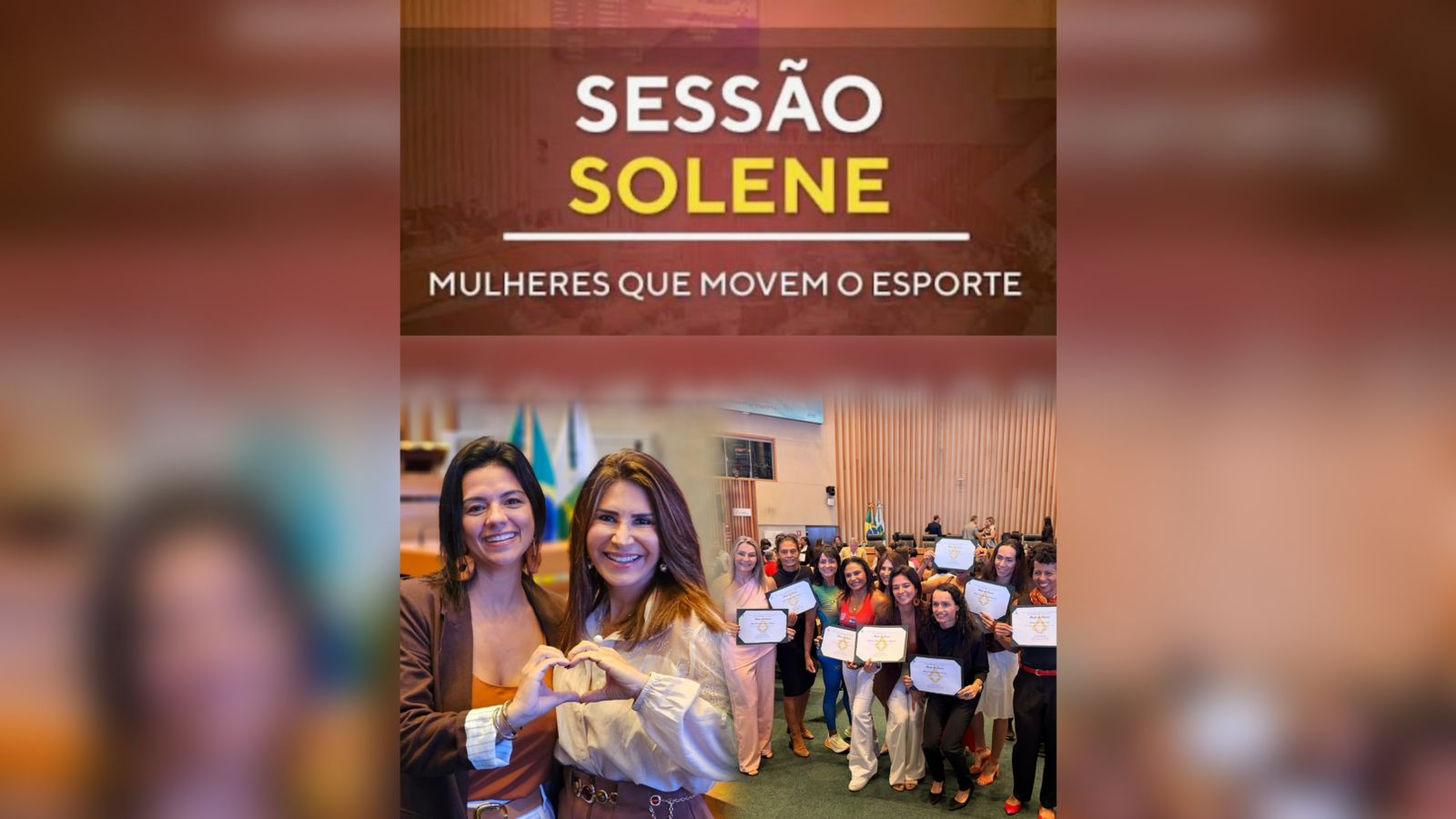 CLDF homenageia mulheres que impulsionam o esporte e reforça respeito à participação feminina