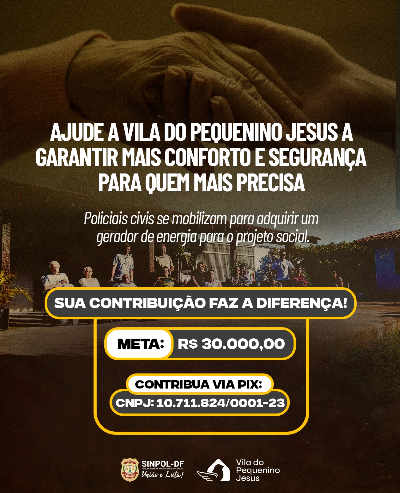 Campanha solidária: ajude a Vila do Pequenino Jesus