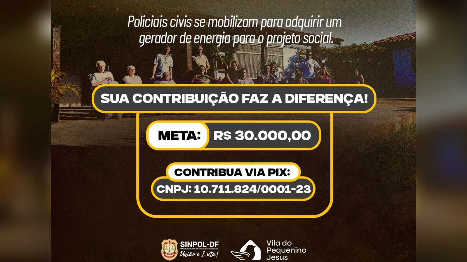 Campanha solidária: ajude a Vila do Pequenino Jesus